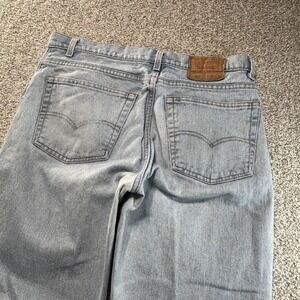 Vintage Levis 550 Jeans Mens 38x30 Light Wash Blue Relaxed Fit Tapered 90s